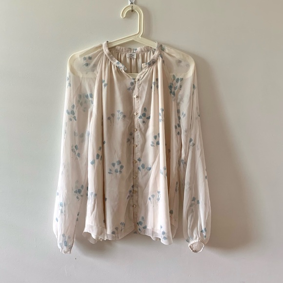 Aritzia Wilfred Button Up Blouse - Picture 1 of 5